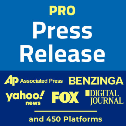 pro press release distribution service yahoo news, apnews, benzinga, digitaljournal