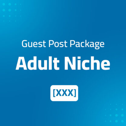 Product image for the adult niche guest post package