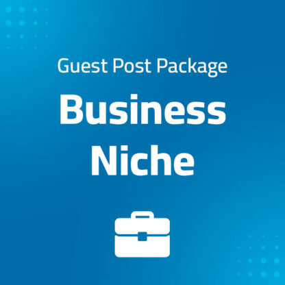 product image for Business Niche Guest Post Package With Dofollow Backlinks