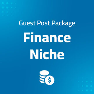 product image for the Finance Niche Guest Post Package With Dofollow Backlinks