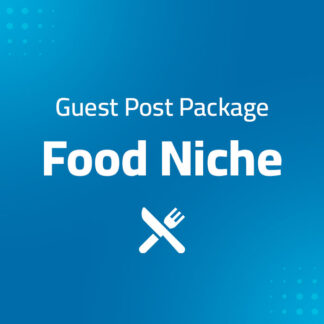 product image for the Food Niche Guest Post Package With Dofollow Backlinks
