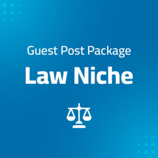 product image for the Law Niche Guest Post Package With Dofollow Backlinks