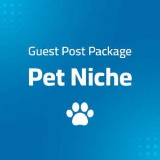 product image for the Pet Niche Guest Post Package With Dofollow Backlinks