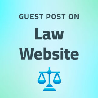 Image for the service Buy Law Guest Posts on High Quality Sites