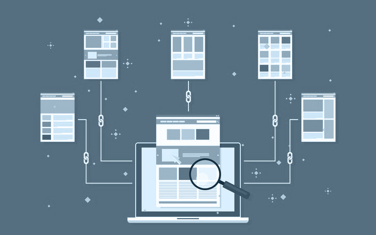 illustration of how outsourced backlinks work